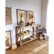 consolle da ingresso letto in legno massello moderno