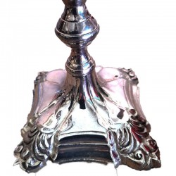 base candeliere in argento sheffield foto 2