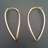 orecchini in argento colore oro foto 1