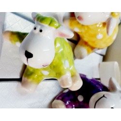 animaletti mucche in ceramica per bomboniera foto 4